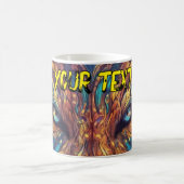 Tiger-Tasse mit Ihrem benutzerdefinierten Text Kaffeetasse (Mittel)