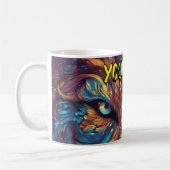 Tiger-Tasse mit Ihrem benutzerdefinierten Text Kaffeetasse (Links)