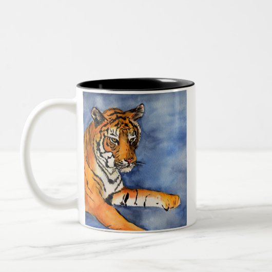 Tiger-Tasse Zweifarbige Tasse (Links)