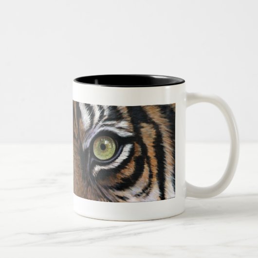 Tiger-Tasse Zweifarbige Tasse (Rechts)