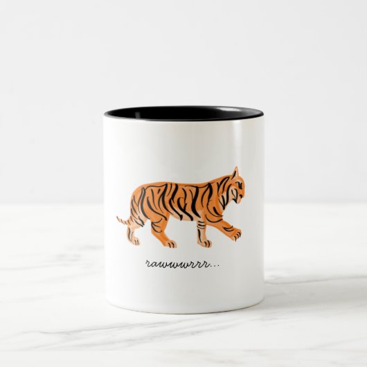 Tiger-Tasse Zweifarbige Tasse (Mittel)