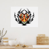 Tiger Tattoo Poster (Küche)