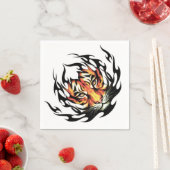 Tiger Tattoo Serviette (Beispiel)