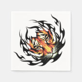 Tiger Tattoo Serviette (Vorderseite)