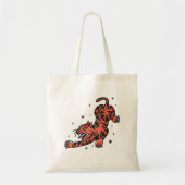 Tiger Tattoo Tote Bag Tragetasche (Vorne)