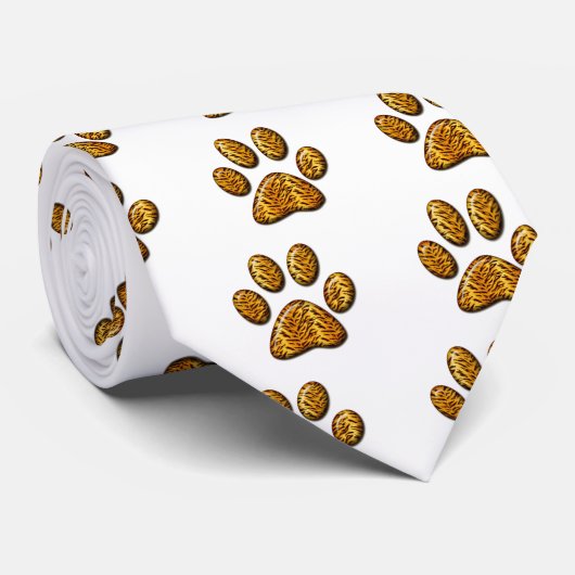 Tiger-Tatze #1 Krawatte (Gerollt)