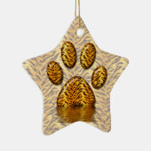 Tiger-Tatze #2 Keramikornament (Rechts)