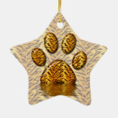Tiger-Tatze #2 Keramikornament (Hinten)