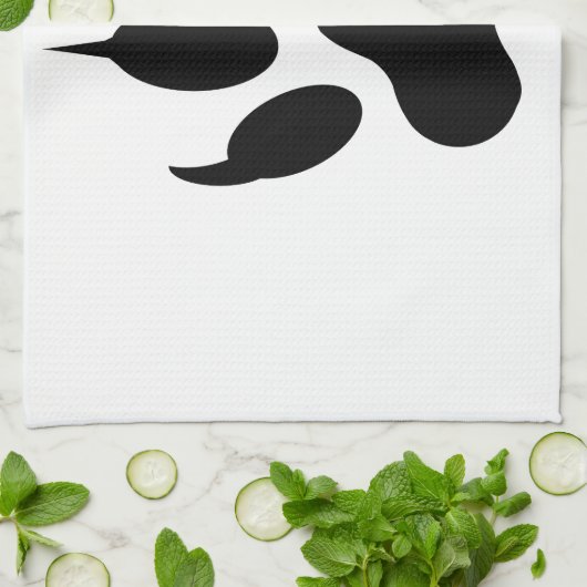 Tiger-Tatzen-Druck Handtuch (Gefaltet)