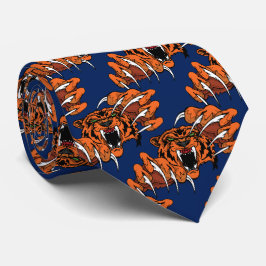 Tiger Team Mascot Fußball Basketball Necktie Krawatte