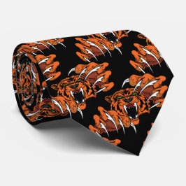 Tiger Team Mascot Fußball Basketball Necktie Krawatte