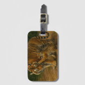 Tiger-Tenderness - Eltern und Küken im Wald Gepäckanhänger (Vorderseite Vertikal)