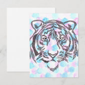 Tiger Tessellation Muster Postkarte (Vorne/Hinten)