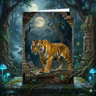 Tiger Thema   Alles Gute zum Geburtstag Karte