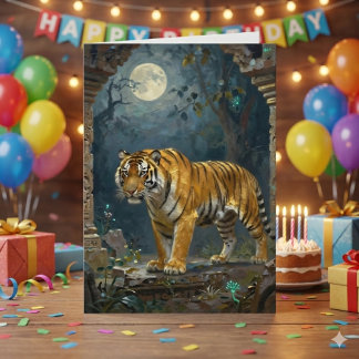 Tiger Thema | Alles Gute zum Geburtstag Neffe Karte