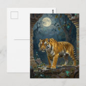 Tiger Themed | Keeping in Touch Postkarte (Vorne/Hinten)