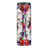 Tiger Thermal Tumbler | Farbenfrohe Tigerreise Thermosbecher (Rückseite)