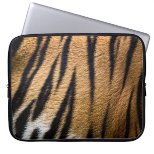 Tiger-Tier-Haut-Fell-Textur-Natur-Streifen-Muster Laptopschutzhülle