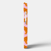 Tiger Tier Pink Modern Case-Mate iPhone Hülle (Rückseite / Links)