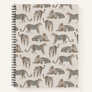 Tiger Tier Pink Modern Notizblock