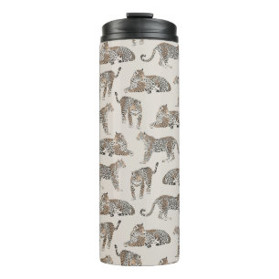Tiger Tier Pink Modern Thermosbecher