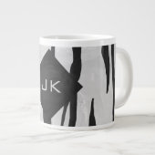 Tiger Tiger Black/White Print Jumbo-Tasse (Vorderseite Rechts)