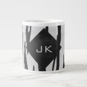 Tiger Tiger Black/White Print Jumbo-Tasse (Vorderseite)