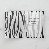 Tiger Tiger Black/White Print Karte (Innenseite)