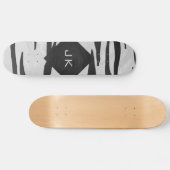 Tiger Tiger Black/White Print Skateboard (Horizontal)