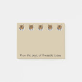 Tiger-Tiger brennend hell Post-it Klebezettel (Vorderseite)