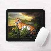 Tiger, Tiger, brennendes helles Mousepad (Mit Mouse)