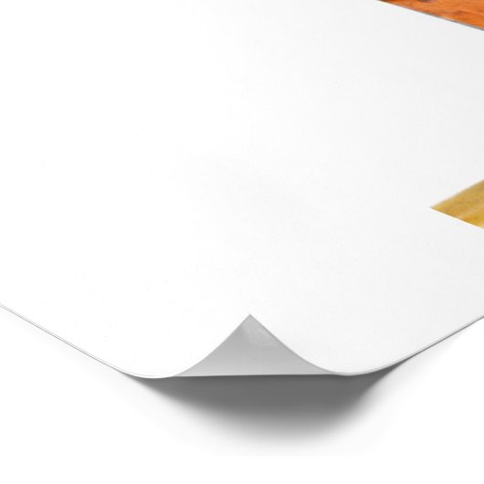 Tiger, Tiger, brennendes Licht Poster (Ecke)