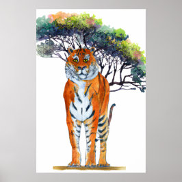 Tiger, Tiger, brennendes Licht Poster