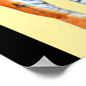 Tiger, Tiger, brennendes Licht Poster (Ecke)