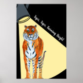 Tiger, Tiger, brennendes Licht Poster (Vorne)