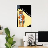 Tiger, Tiger, brennendes Licht Poster (Heimbüro)