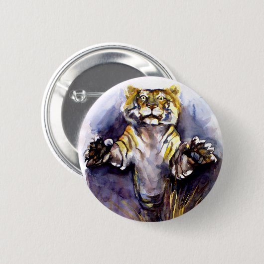 Tiger Tiger Button (Vorne & Hinten)