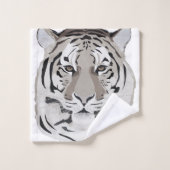 Tiger, tiger face, symbol of 2022 badhandtuch set (Waschlappen)