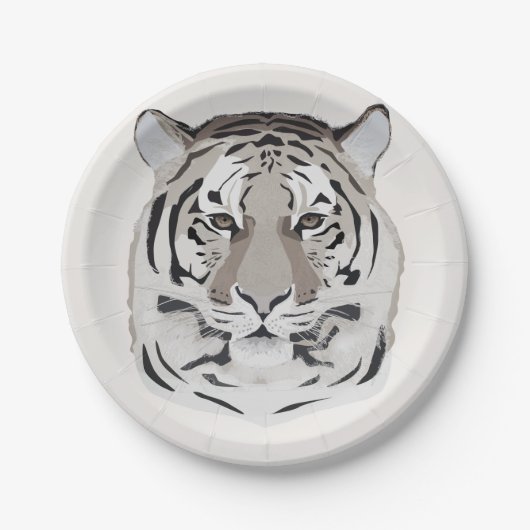 Tiger, tiger face, symbol of 2022 pappteller (Vorderseite)