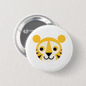 Tiger-Tiger-große Katzen-Katzen-niedliches Button (Vorne & Hinten)