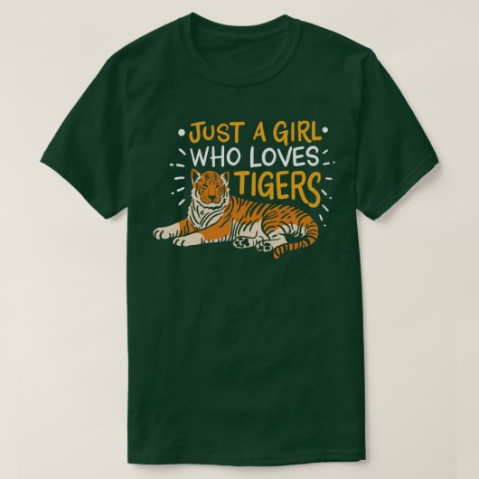 Tiger Tiger Lover Zookeeper T-Shirt (Design vorne)