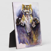 Tiger Tiger Plaque Fotoplatte (Seite)
