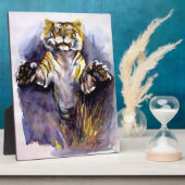 Tiger Tiger Plaque Fotoplatte (Seite)