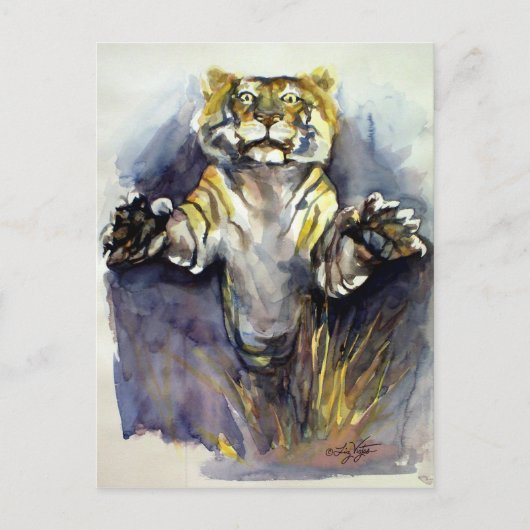 Tiger Tiger Postcard Postkarte (Vorderseite)