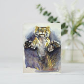 Tiger Tiger Postcard Postkarte (Stehend Vorderseite)