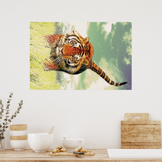 Tiger Tiger! Poster (Küche)