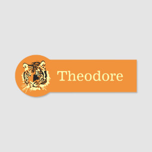 Tiger Tiger Tiger Name Tag Namensschild