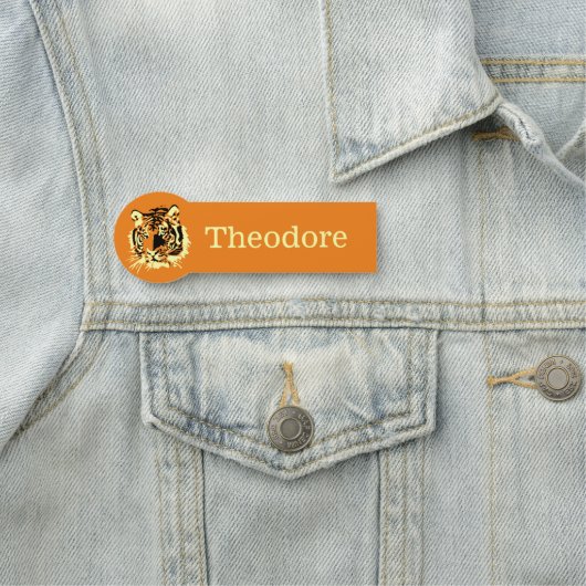 Tiger Tiger Tiger Name Tag Namensschild (Beispiel)