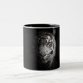 Tiger, Tigerfotografie, atemberaubend, Zweifarbige Tasse