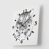 Tiger, Tigergesicht, Symbol der Uhr 2022 (Winkel)